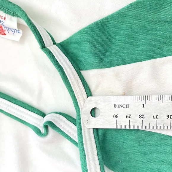 Vintage 1970’s Le Riche V-Neck Ringer Tee, Twin Falls High 1951, USA Made Shirt - Picture 9 of 10